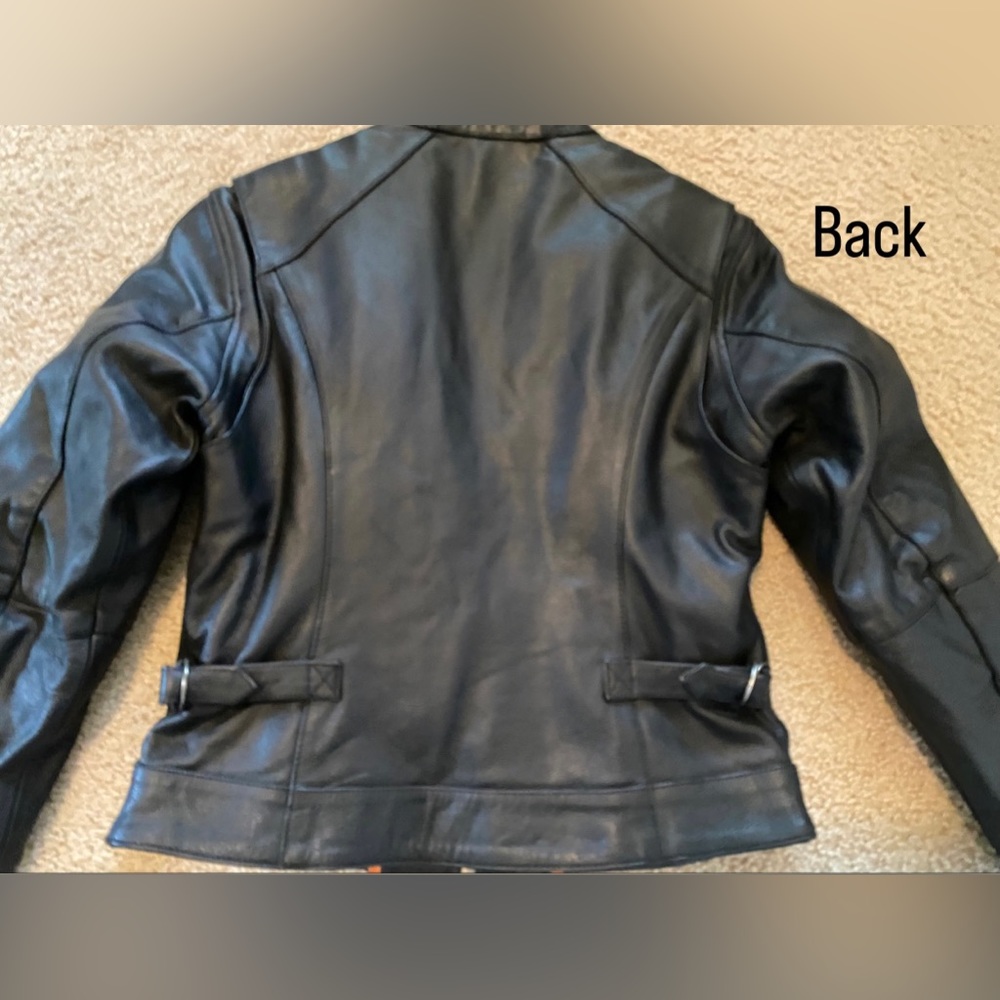 Harley-Davidson Women’s Leather Motorcycle Jacket – Size Medium